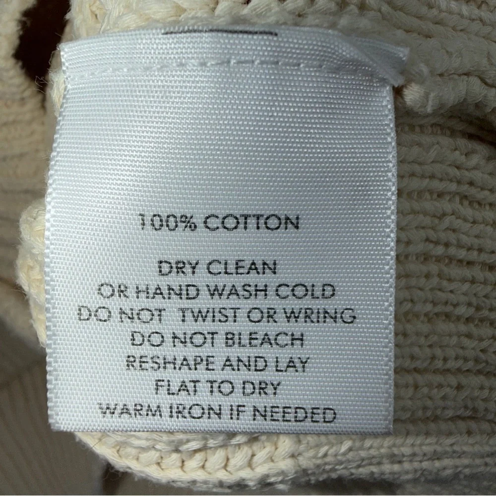 Leallo 100% Cotton Textural-Stitch V-Neck Button Up Cardigan